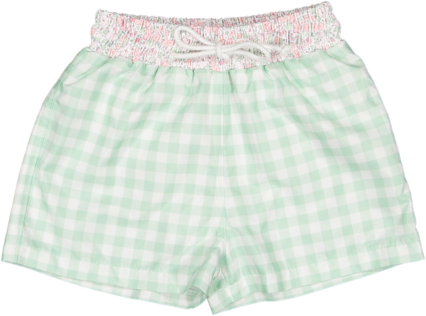 Pink Ditsy boy swimsuit
